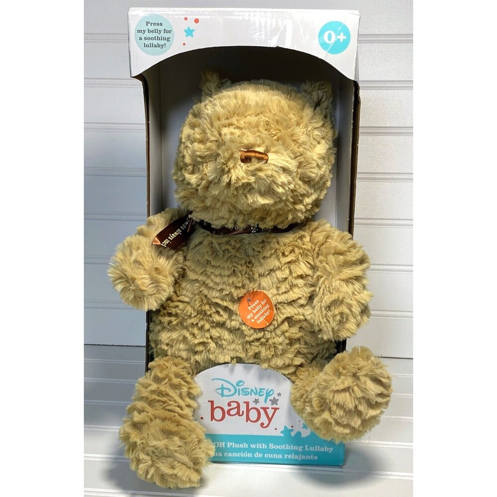 Disney Baby Classic Winnie the Pooh Plush Musical Lullaby Kids Preferred New
